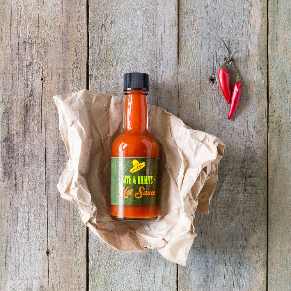 Hot Sauce Bottle Favour (empty) - Custom Favours