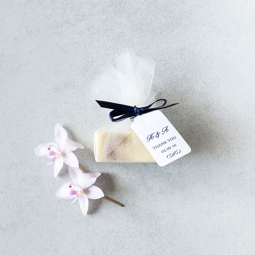 Soap Bombonniere in Ivory Tulle Favor - Custom Favours